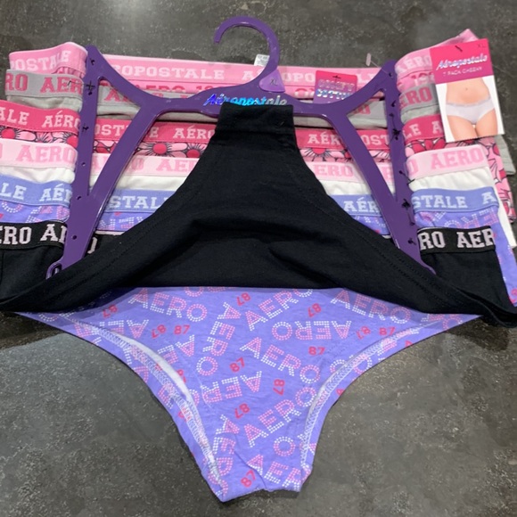 Women’s Aeropostale 6-Pack Cheeky Cotton Stretch Panties - Picture 3 of 9